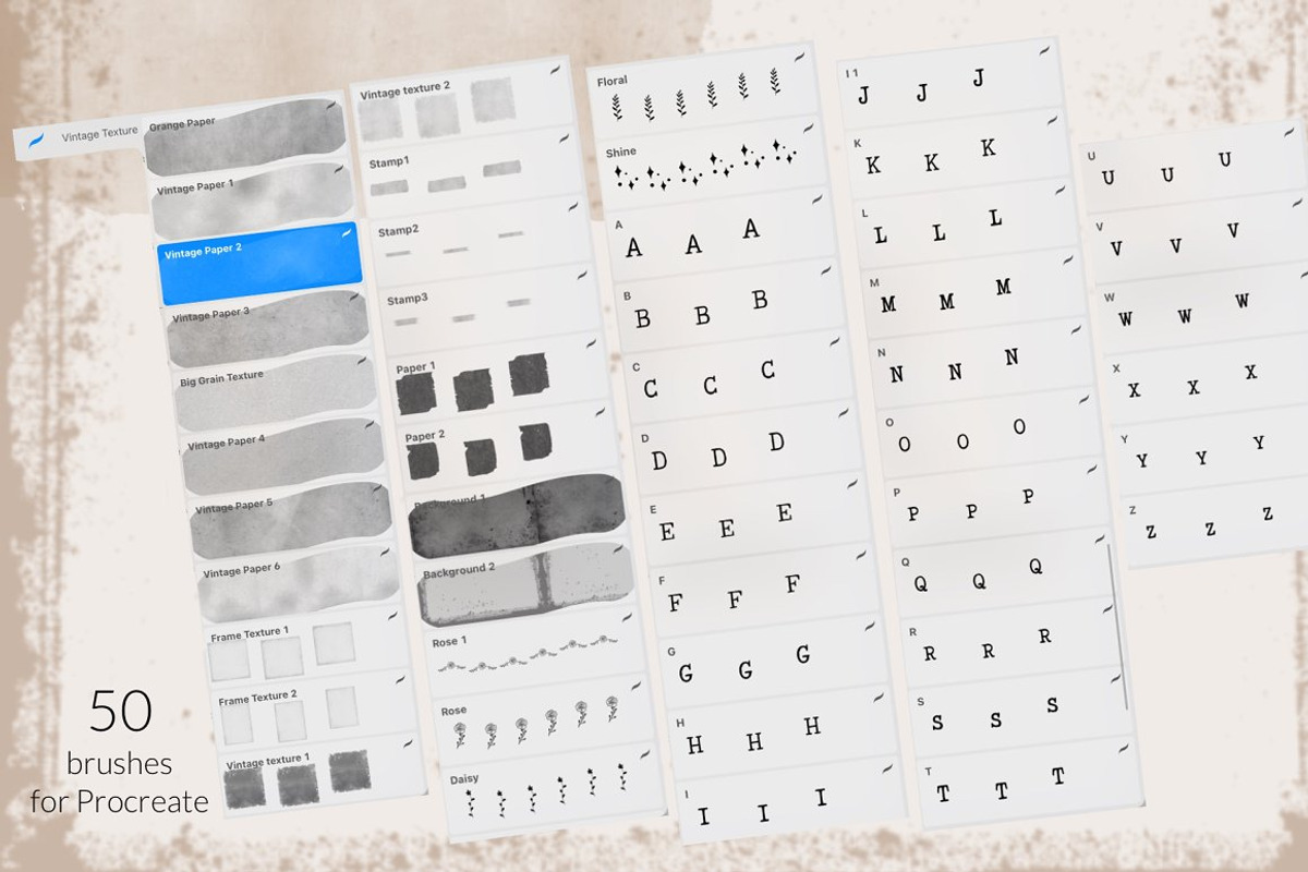 Canvas background brush BUNDLE, a Brush Add-On by Let's Art (Photo 18 of 21)