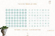 Social Media Icons, a Solid Icon by Wumi Studio (Thumbnail 2 of 5)