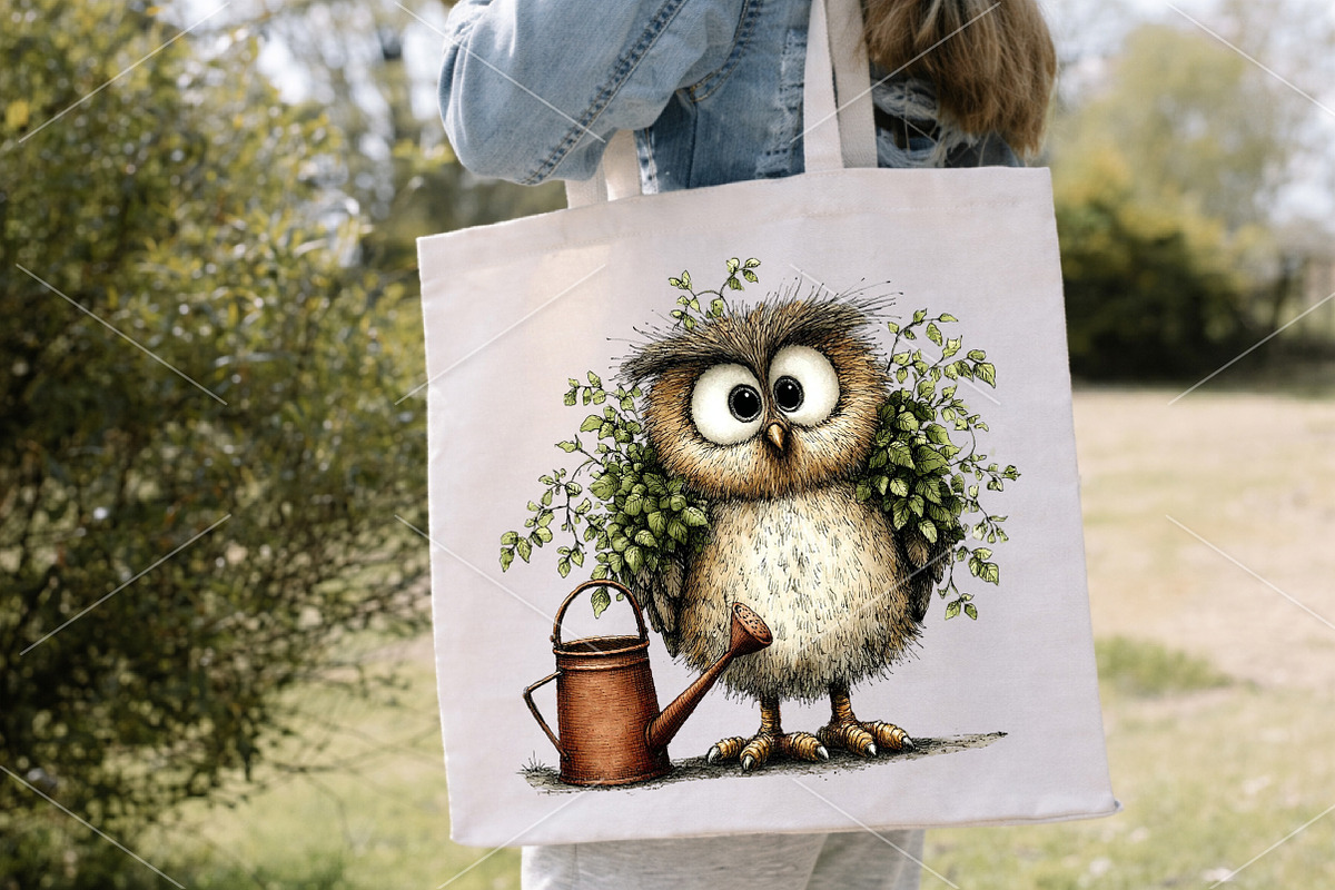 Whimsical Gardening Woodland Clipart, an Illustration by Canvas Craft (Photo 6 of 7)