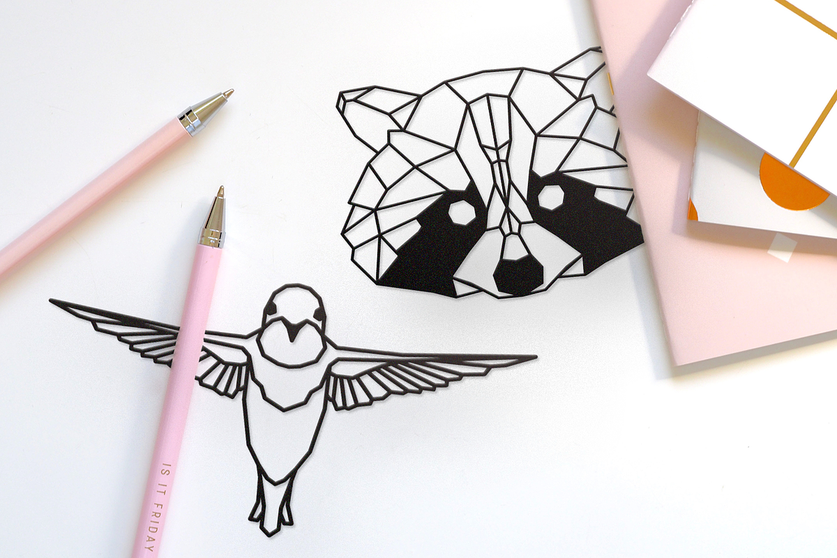 100 Geometric Animals Portraits, a Decorative Illustration by Arshad Ali (Photo 9 of 11)