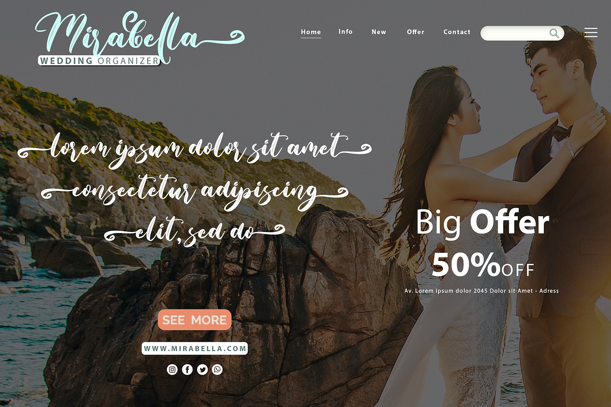 Brigitha // Elegant Script Font, a Script Font by Aldedesign (Photo 7 of 10)