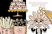 Groovy Retro Daisy Clipart Bundle, a Graphic by Murphy & Frank (Thumbnail 8 of 9)