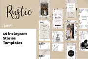 Rustic Patterns & Instagram Stories, a Pattern Graphic by Youandigraphics (Thumbnail 6 of 18)