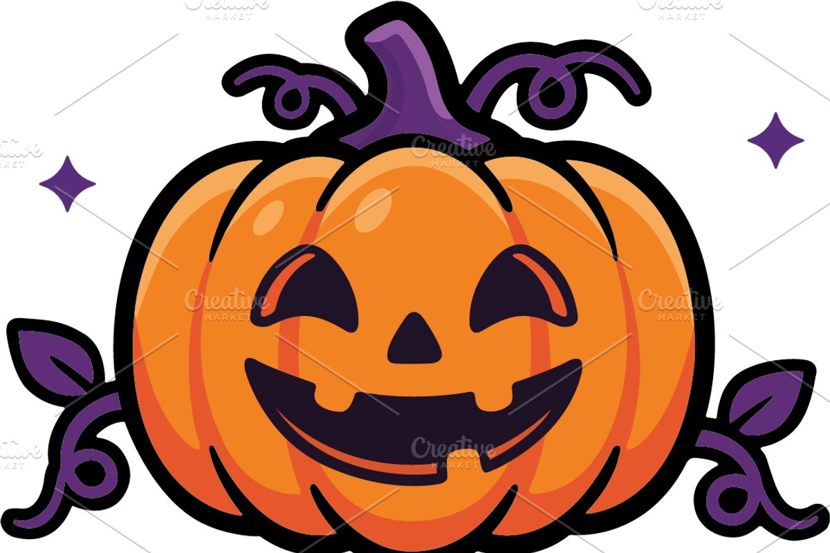Spooky Night Cute Halloween Sticker, a Decorative Illustration by Dimas.okgo (Photo 6 of 6)