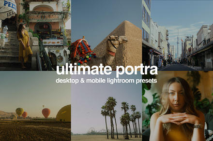 16 Portra Lightroom Preset Pack, a Preset Add-On by Gridfiti