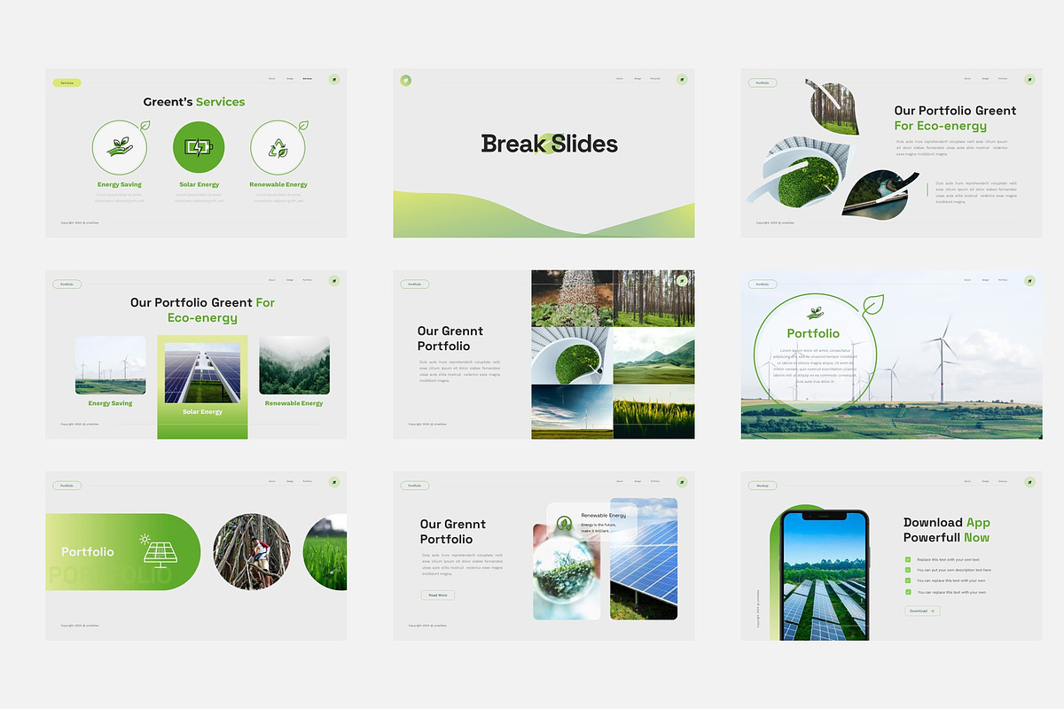Green Energy and Ecology PowerPoint, a Presentation Template by Pixslides (Photo 4 of 5)