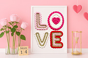 LOVE Yarn Png, Trendy Valentine Png, an Illustration by Canvas Craft (Thumbnail 5 of 7)