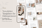 Canva Email Newsletter Templates, an Email Template by Tabitha Emma (Thumbnail 1 of 10)