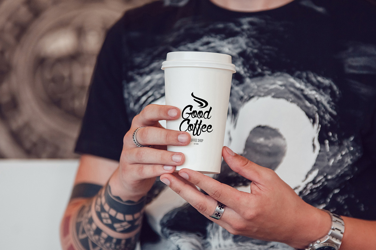 Coffee Branding Mock-up Vol 2, a Cups & Container Mockup by Freeman Studio (Photo 12 of 19)