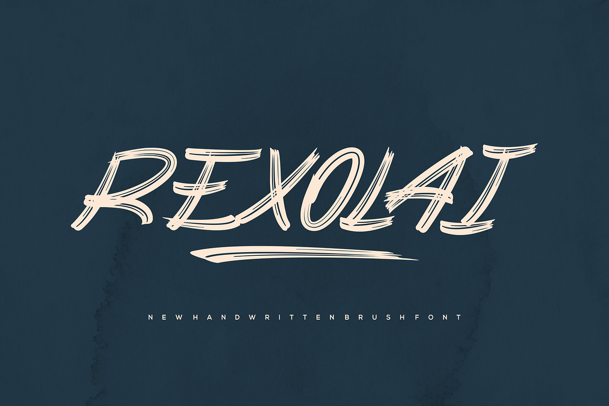 Rexolai Font, a Handwritten Font by albert_kalingga (Photo 1 of 5)
