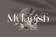 Mylanish _ unique modern typeface, a Serif Font by Penatic Studio (Thumbnail 1 of 11)