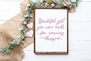 Coquettish Script, a Script Font by Beck McCormick (Thumbnail 5 of 10)