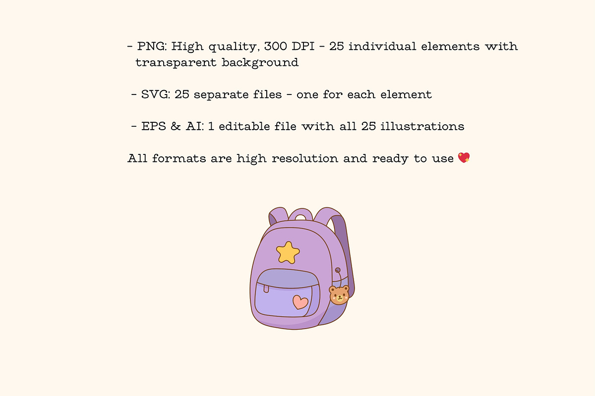 Back to School Clipart Set, an Education Illustration by Bielousova Art (Photo 4 of 7)