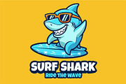 Ride the Wave Shark, an Animal Illustration by Izdihaar_Studio (Thumbnail 3 of 3)