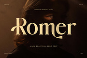 Romer Elegant Serif Font, a Serif Font by Graphicxell (Thumbnail 1 of 8)