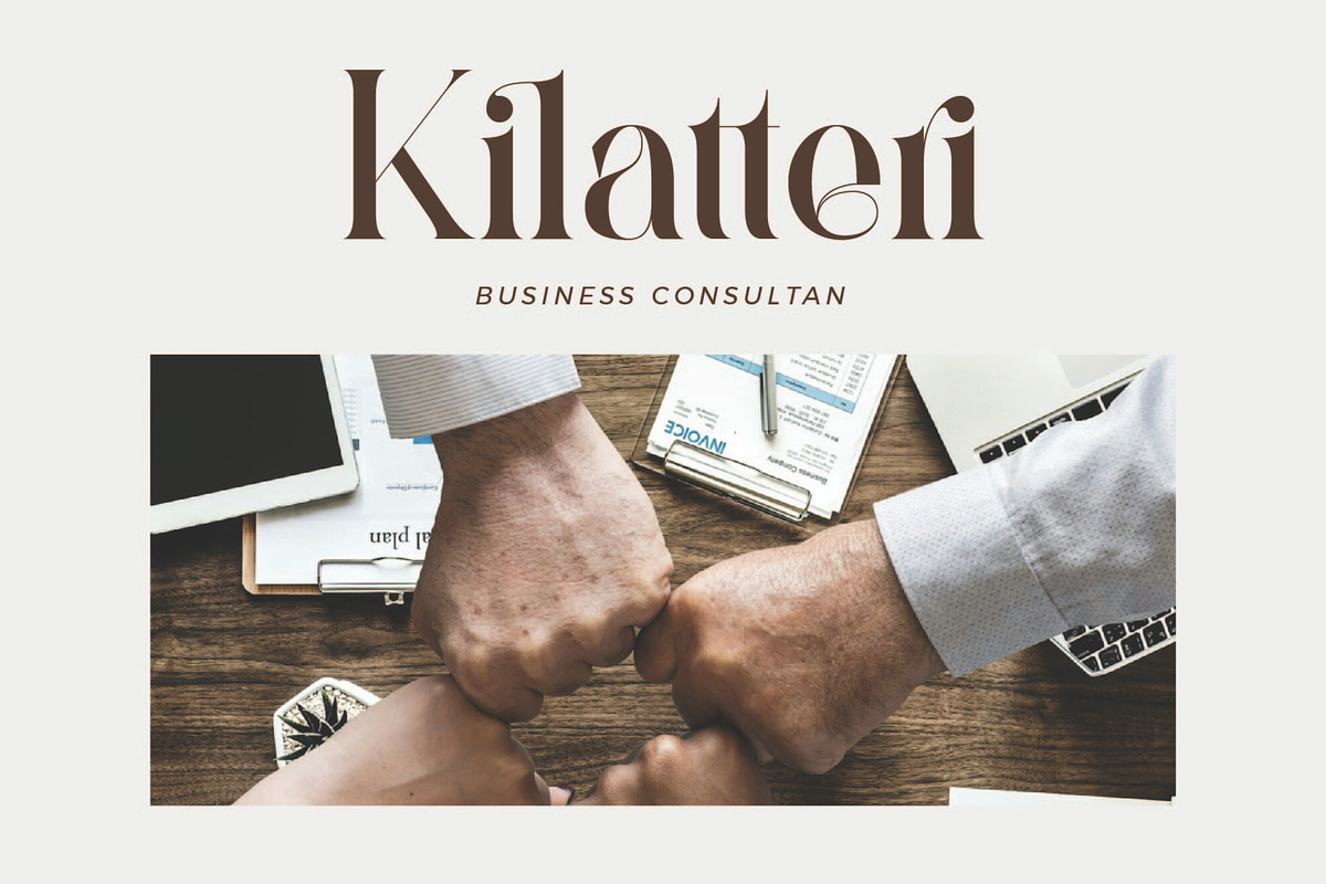 Valleri - Elegant Serif Font, a Serif Font by Aqeel_Art (Photo 5 of 10)