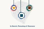 24 Abstract Patterns, a Pattern Graphic by Craftrick (Thumbnail 7 of 9)