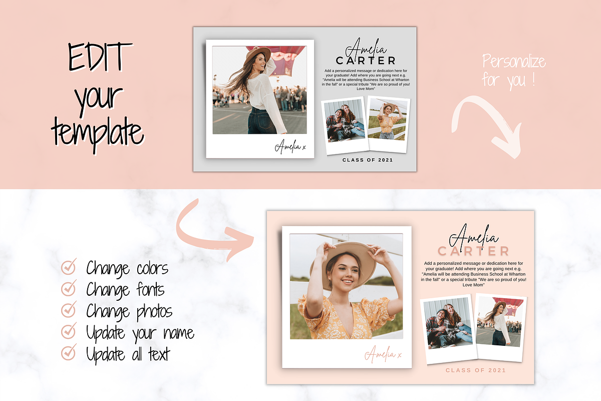 Half Page - Yearbook Ad Template, a Magazine Template by Templatables (Photo 3 of 7)