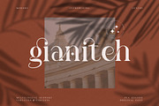 Gianiteh Display Modern Serif, a Serif Font by KennedyStudio (Thumbnail 1 of 19)
