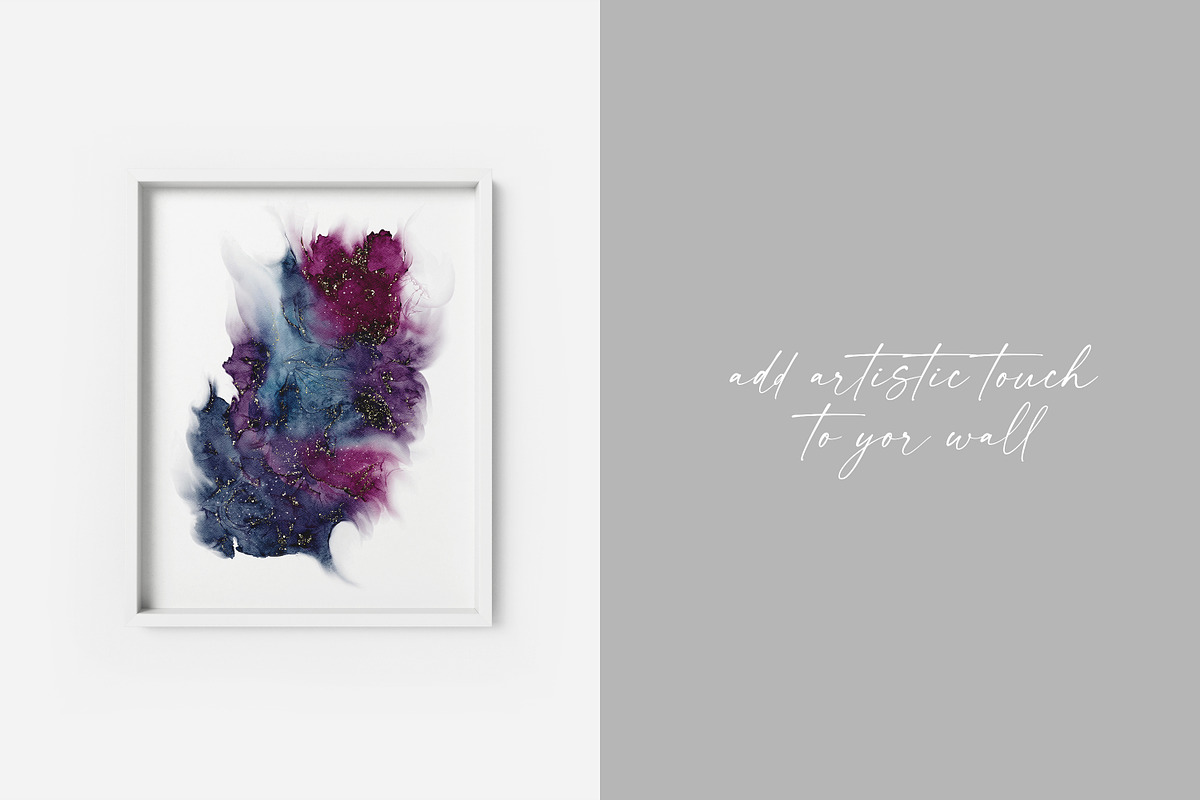 Fluid ink collection, a Texture Graphic by Mona Ahmed (Photo 10 of 14)