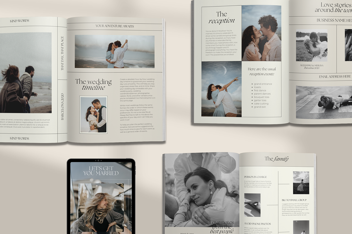Wedding Photography Client Guide, a Marketing Template by Branding Babe Co. (Photo 7 of 9)