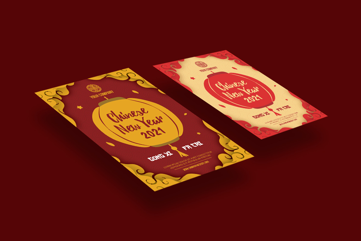 Chinese New Year Greetings, a Flyer Template by kecikreative (Photo 2 of 2)