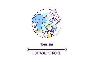 Tourism concept icon, an Icon by IMG Visuals