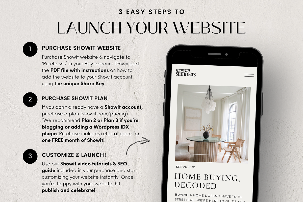Real Estate Website Showit Template, a Squarespace Template by Warmsoulgallery (Photo 10 of 10)