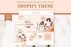 Shopify Theme - Neutral Boho