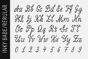 Inky Babe Messy Liquid Font Duo, a Handwritten Font by AnMark (Thumbnail 3 of 12)