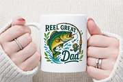 Retro Reel Great Dad Png Fishing Dad, an Illustration by Sublimation Artist (Thumbnail 4 of 9)