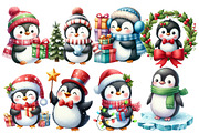 Christmas Penguin clipart, an Illustration by Designworld (Thumbnail 2 of 6)
