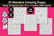 Printable Mandala Coloring Page, a Pattern Graphic by mirajeee (Thumbnail 2 of 4)