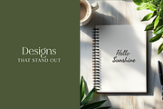 Notebook Mockups, an Arts & Entertainment Photo by Typedreams.site (Thumbnail 3 of 5)