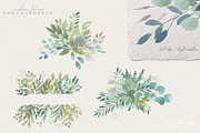Handmade Foliage watercolour herbs, an Illustration by January Bloom (Thumbnail 2 of 13)