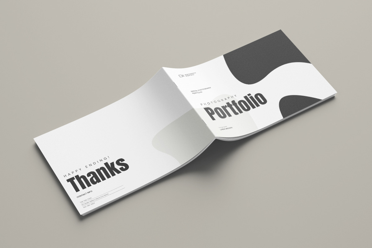 Photographer Portfolio Landscape, a Brochure Template by Pixelpick (Photo 9 of 9)