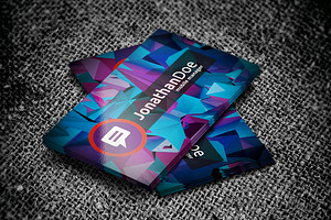 Low Poly Business Card