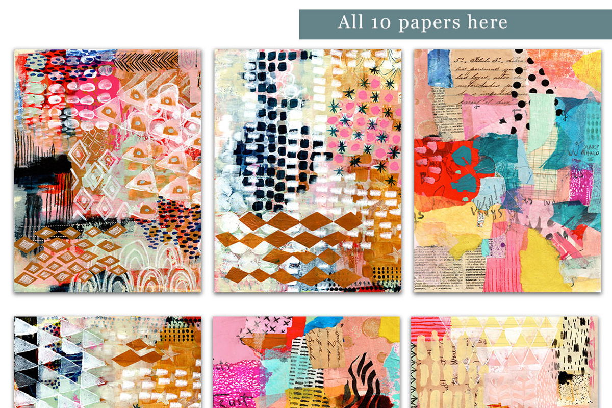 Mixed Media Papers: Abstract Papers, a Texture Graphic by happychinchilla (Photo 2 of 6)
