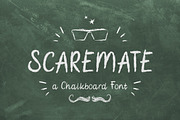 Scaremate - Chalkboard Font, a Font by Typefactoryco (Thumbnail 1 of 8)