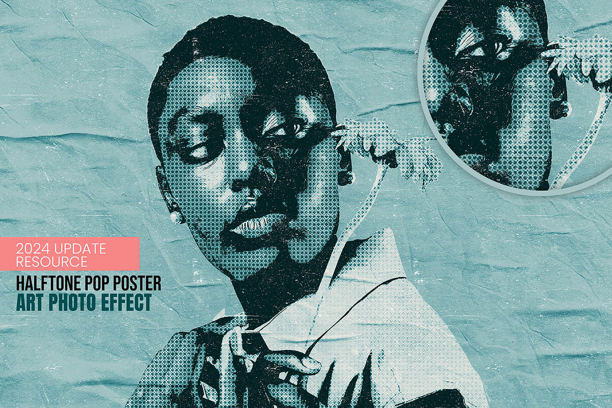 Halftone Pop Poster Art Effect, an Action Add-On by Photoshop Action (Photo 3 of 10)