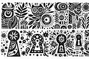 Vintage Livestock Folk Art, a Decorative Illustration by devastd (Thumbnail 20 of 28)