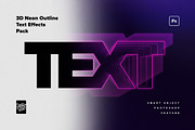 80s 3D Neon Text Effect, a Layer Style Add-On by veila.me (Thumbnail 5 of 5)