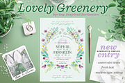 Lovely Greenery Wedding Card II, an Invitation Template by The Wedding Shop (Thumbnail 1 of 6)