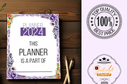 Self-Care Planner, Planner 2024, a Presentation Template by JustArtDigital (Thumbnail 5 of 8)