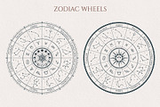 Zodiac Wheel & Wheel of the Year, a Decorative Illustration by KirillsWorkshop (Thumbnail 2 of 9)