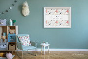 Landscape Frame in Baby Room Mock-up, a Print Template by Branda Keeps (Thumbnail 24 of 30)