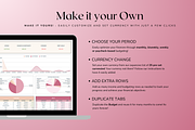 Simple Paycheck Budget - Red, a Templates & Theme by The Creative Plans co (Thumbnail 6 of 10)