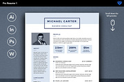 PRO Resume Bundle - Save 60%, a Resume Template by ikono.me (Thumbnail 3 of 7)