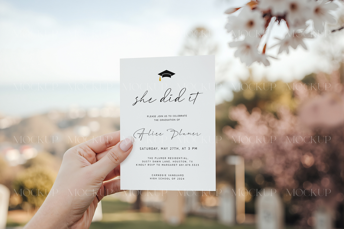 Card Mockup In Hand, Invite Mock, a Product Mockup by TatiMockup (Photo 3 of 3)