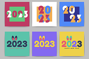 Vector card 2023 Happy New Year, an Object Graphic by KartInnka (Thumbnail 4 of 5)
